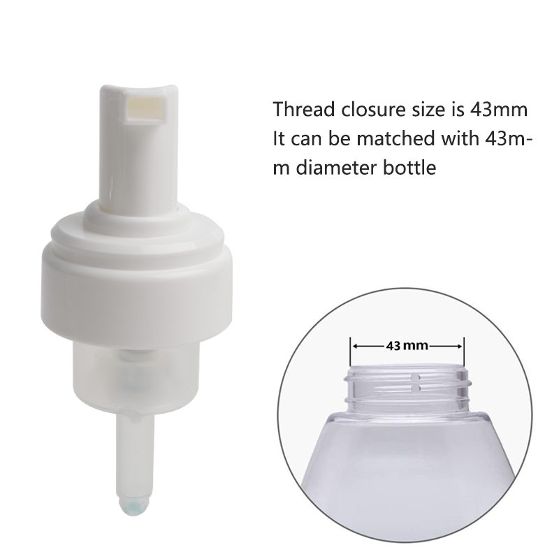 43/410 foam pump for hand sanitizer