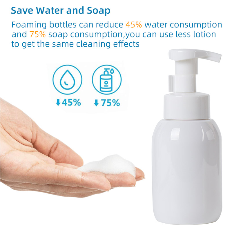 300ML white empty mousse bottle 300ML white empty mousse bottle
