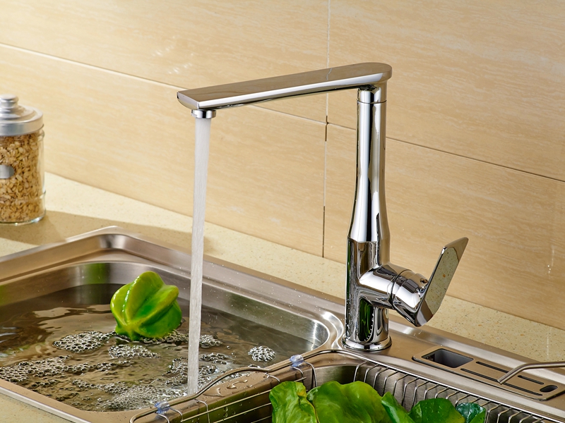 Single Hole Single Handle Kitchen Faucet 