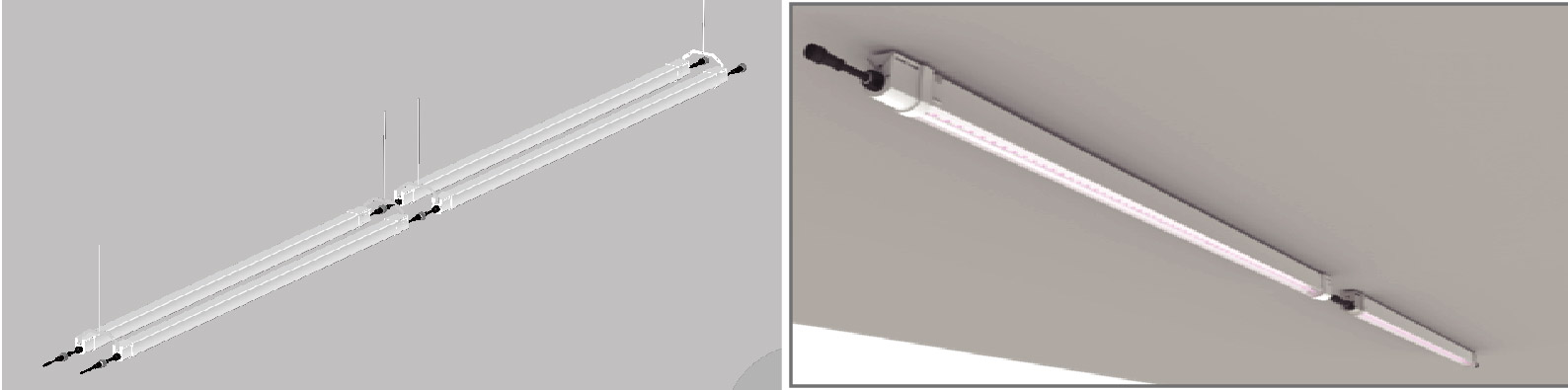 Linear Toplight LED Light fixture for indoor & Greenhouse Solution