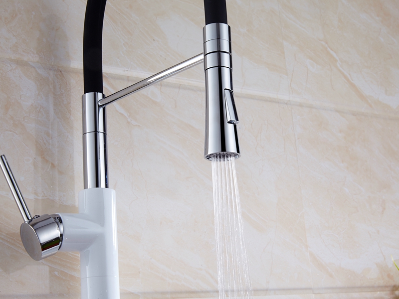 Spring Pull Down Kitchen Faucet with Single Handle Spring Pull Down Kitchen Faucet with Single Handle