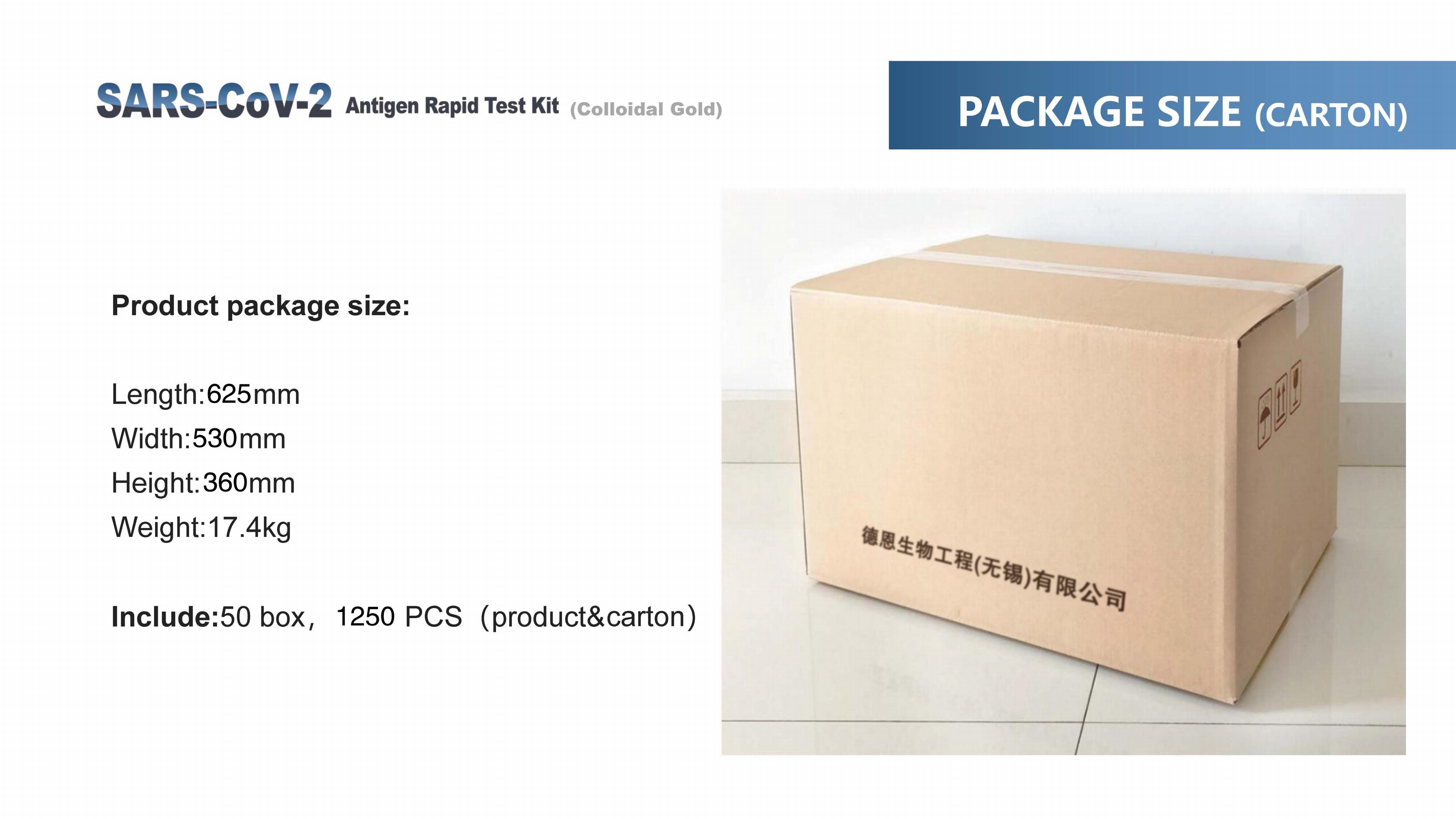 Nasal swab Antigen Test (Colloidal Gold)