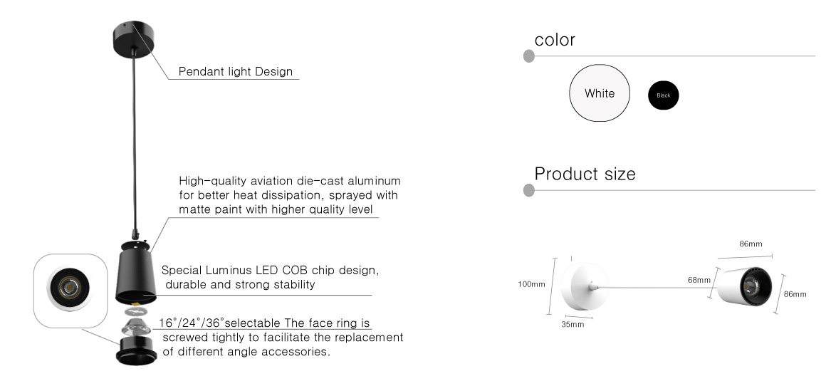 Commercial Modern LED Pendant Light DESIGN
