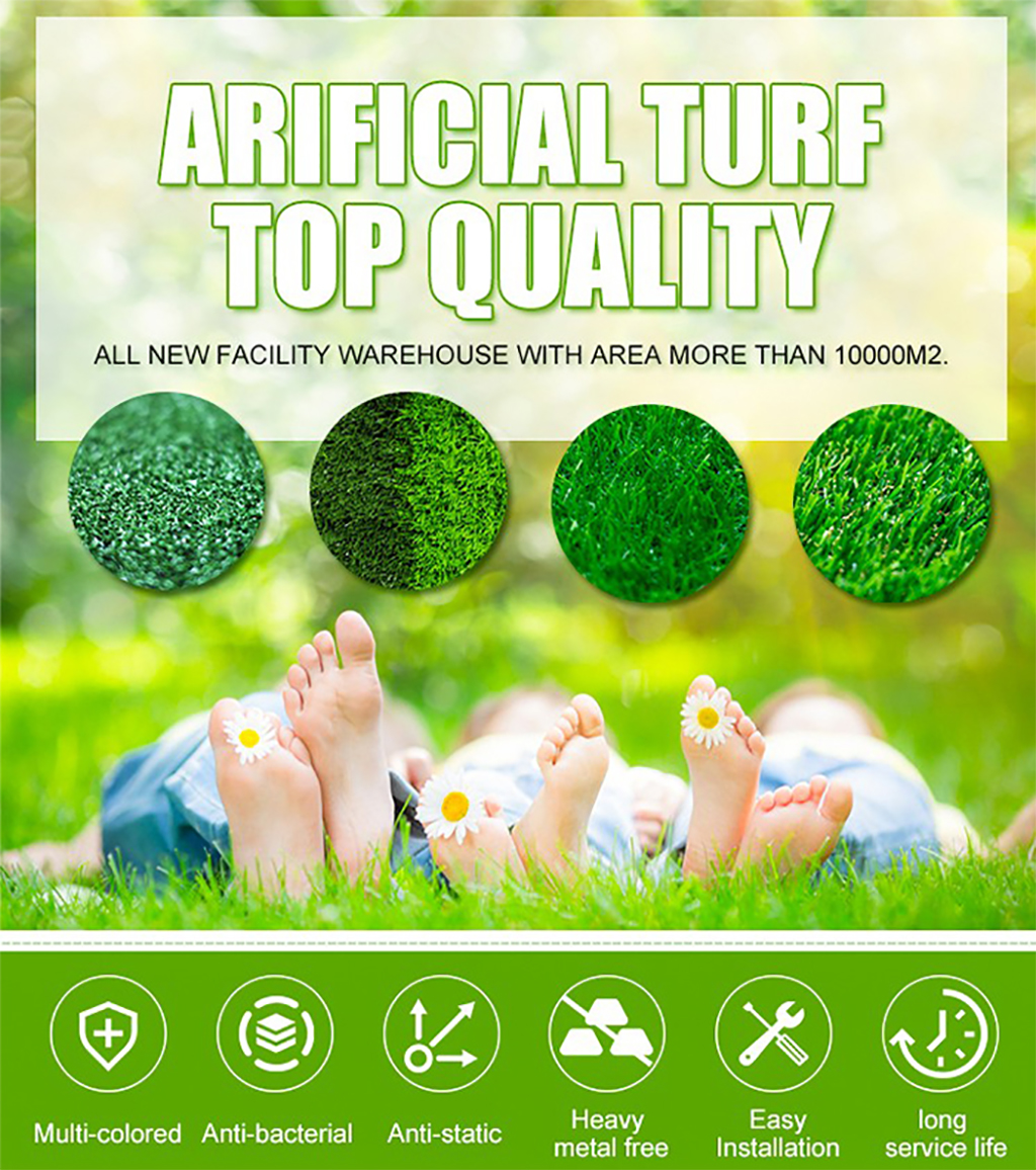 Swimming Pool Artificial Long Turfs for Leisure Grass