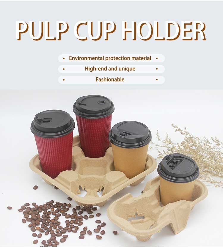 Disposable coffee cups carrier