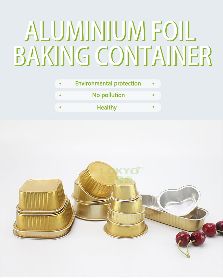 Disposable aluminium foil container