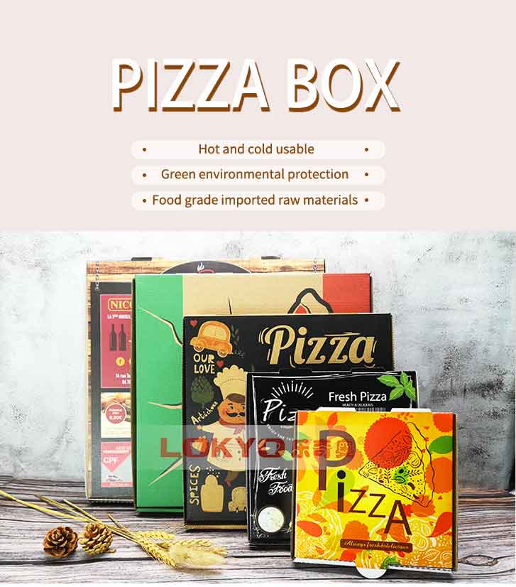 Takeout delivery pizza pan boxes