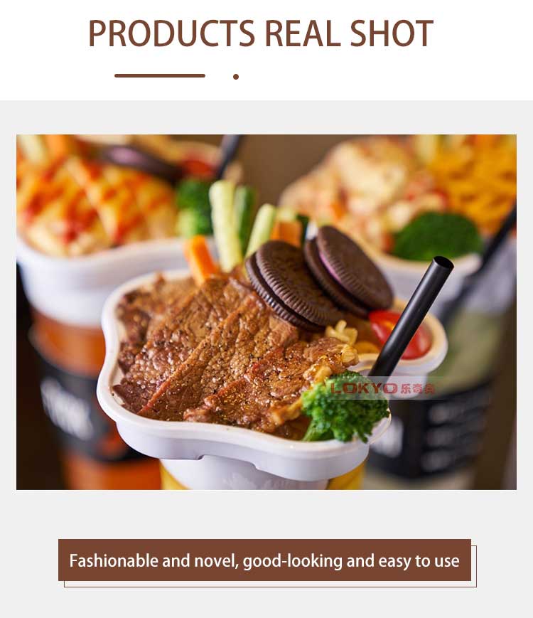 Plastic food tray cup holder Plastic food tray cup holder