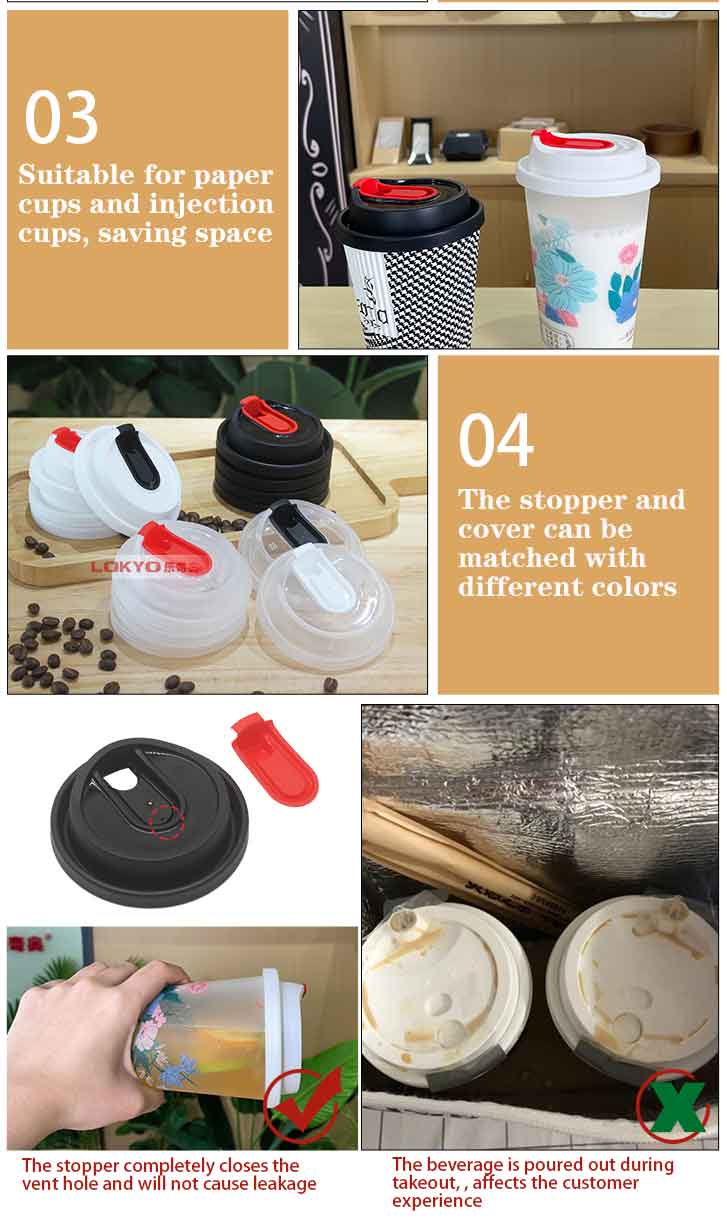 Disposable coffee cup lid