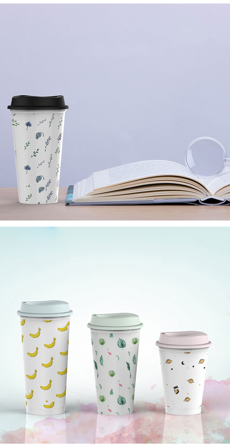 Reusable plastic to go cups