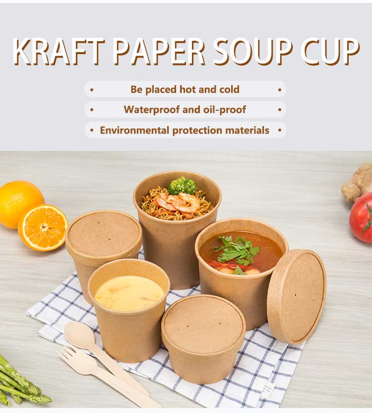 Disposable soup cups