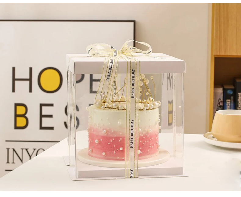 Display bakery cake boxes