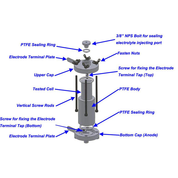 Quartz Split Test Cell