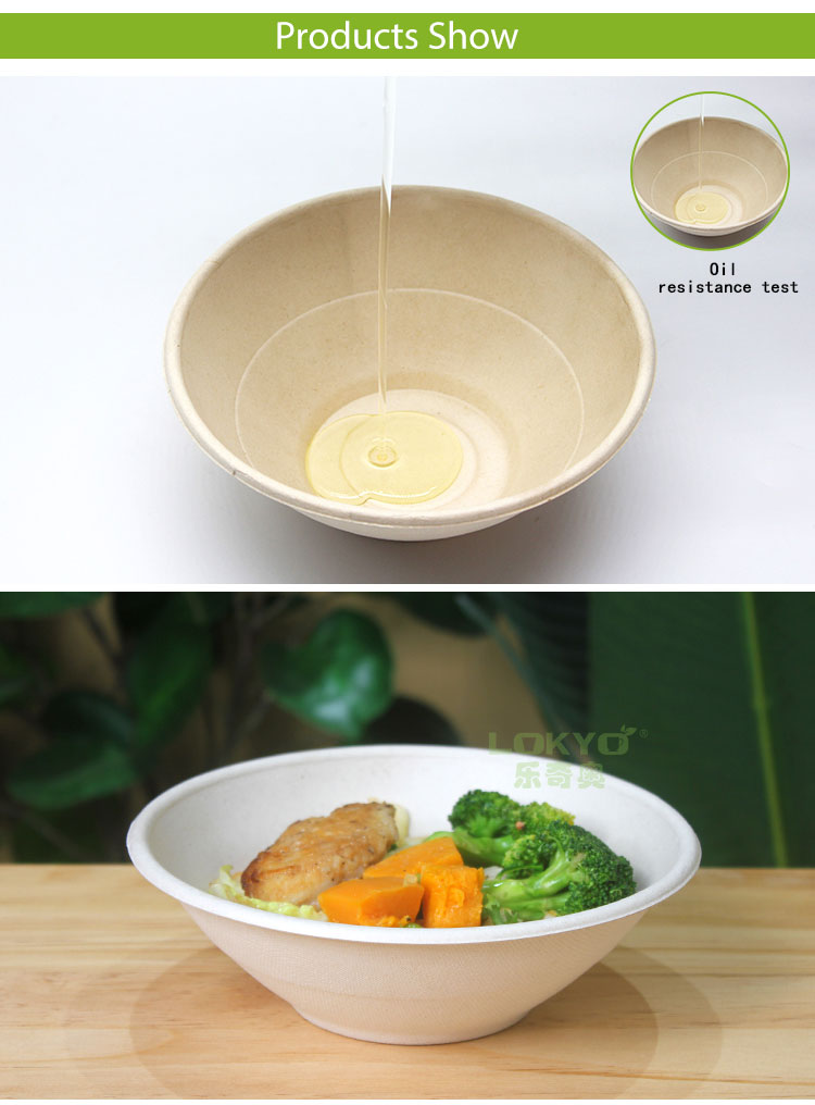 Biodegradabl salad bowls