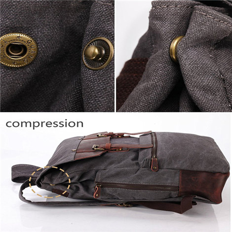 water resistant roll top backpack