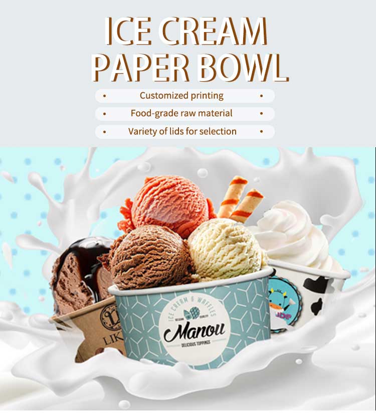 Custom printed ice cream cups Custom printed ice cream cups