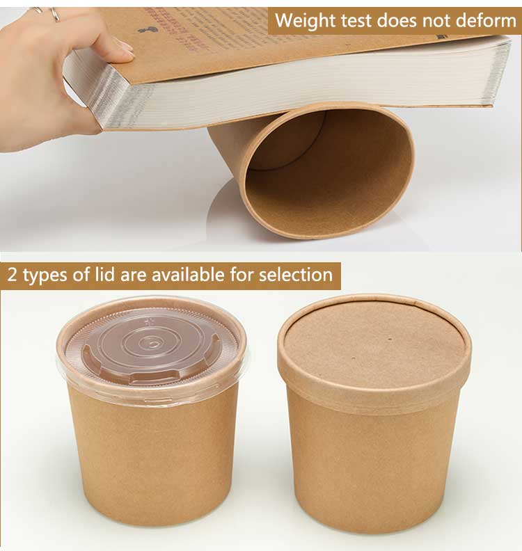 Disposable soup containers