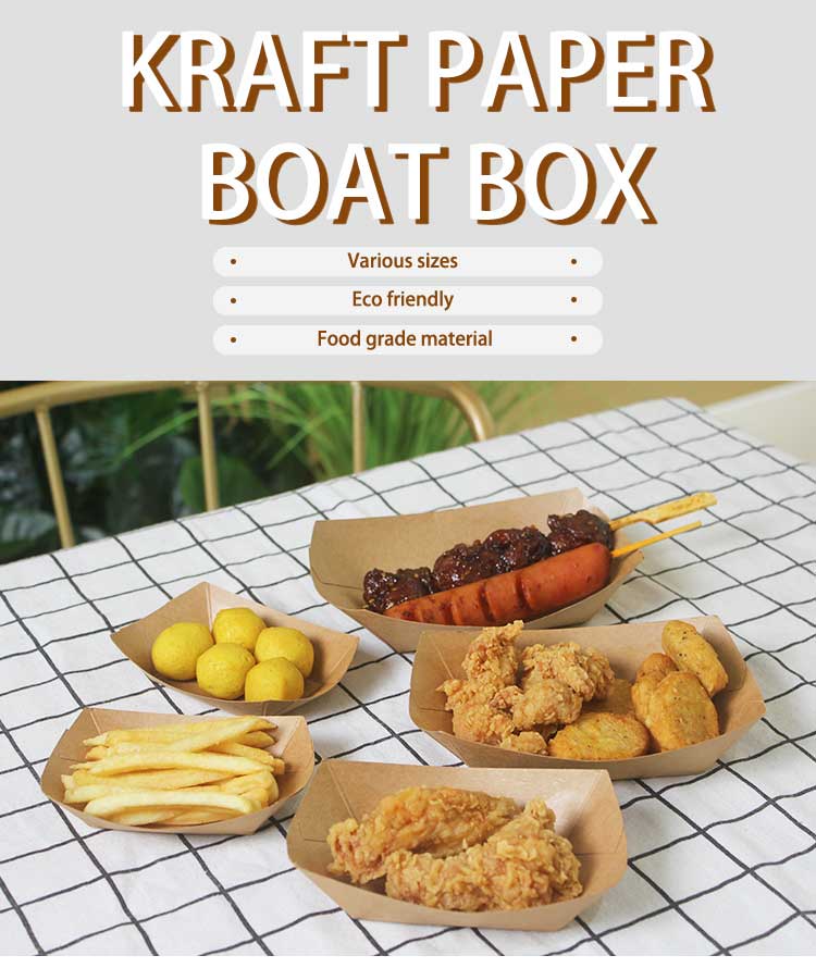 Paper food tray containers