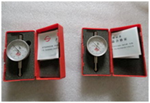 Dial gauge for hot roller press machine