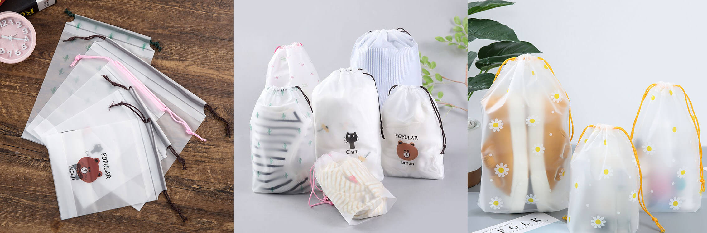 Drawstring Plastic Bags