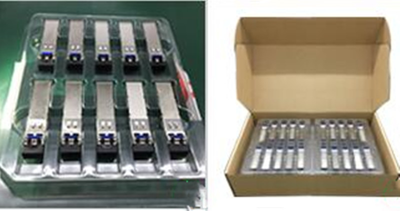 Package box for transceivers