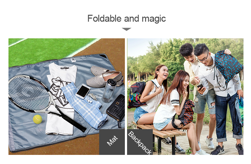 Hot Selling Promotional Custom Printed Drawstring Backpack Teenagers Nylon Plain Drawstring Backpack