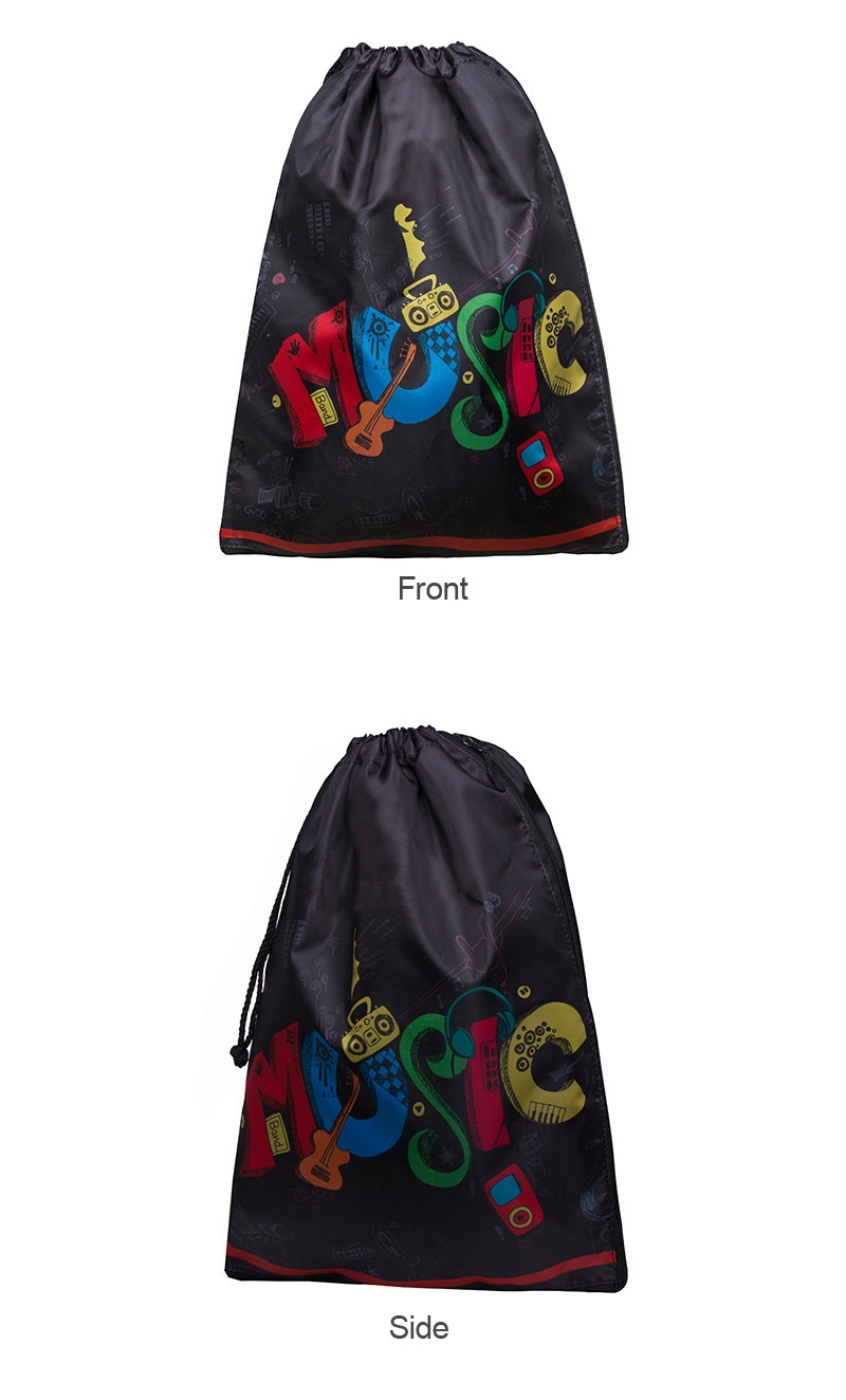 Hot Selling Promotional Custom Printed Drawstring Backpack Teenagers Nylon Plain Drawstring Backpack