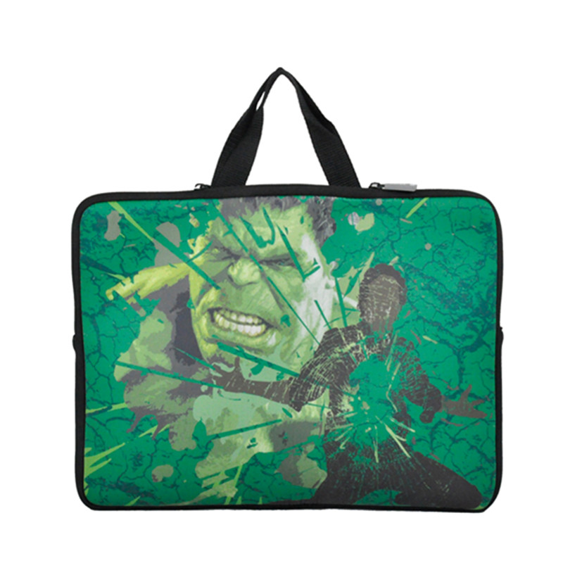 The Hulk printting laptop bag