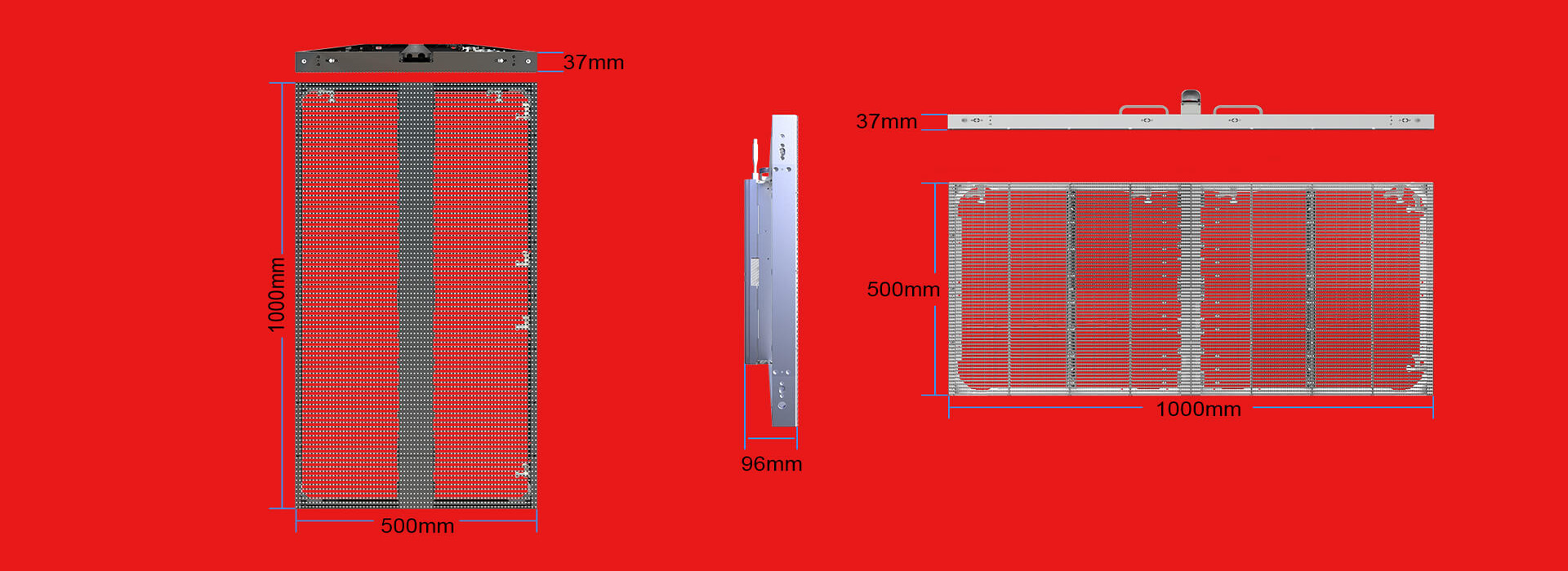 Transparent Led Curtain Screen