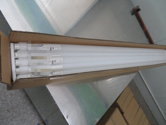 T8 Double Driver 40W LED Tube 4000lm 100lm/W 85-265V Milky Glass with Ce RoHS Warranty 2 Years