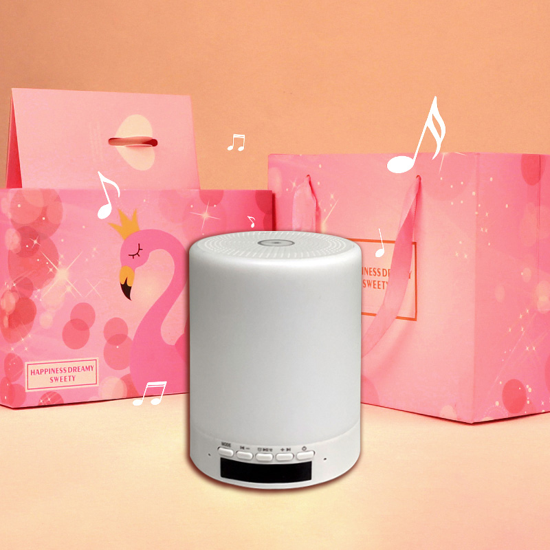 Creative wireless music speaker Alarm clock night light Creative wireless music speaker Alarm clock night light