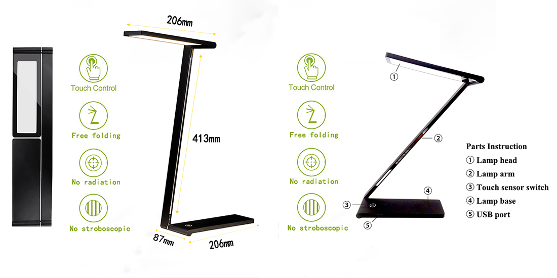 New design reading desk lamp