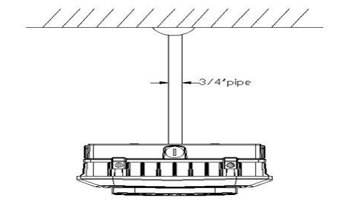 Pendant Mounting garage light