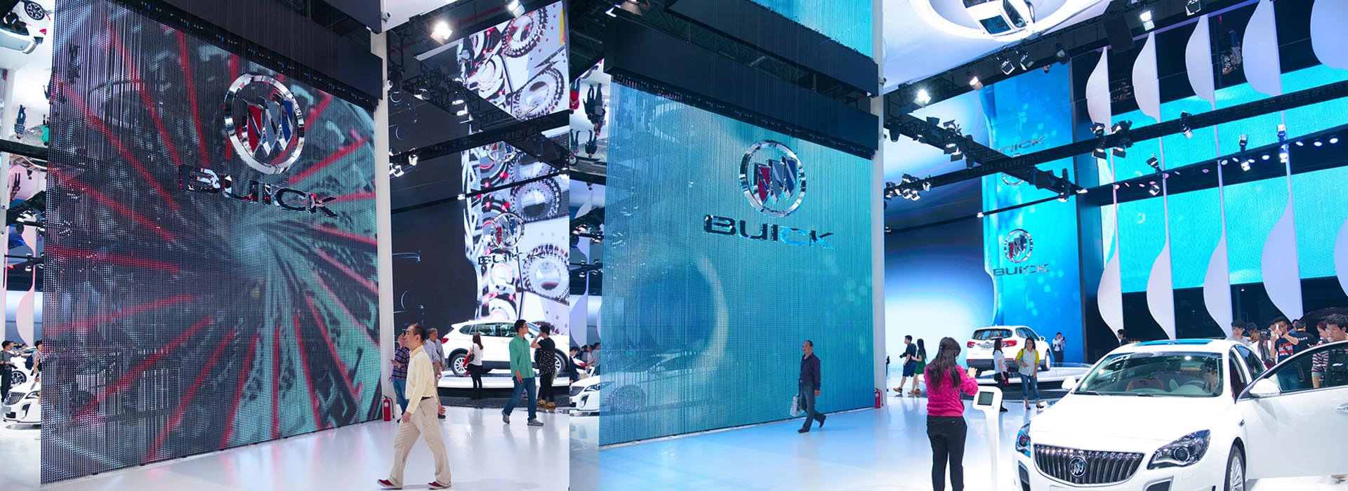 auto exhibiton video wall