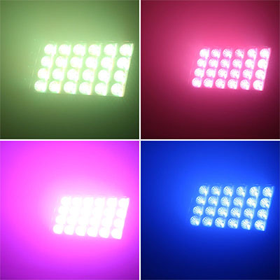 Lighting Effect For 24x10W LED RGBW Flood Light Lighting Effect For 24x10W LED RGBW Flood Light