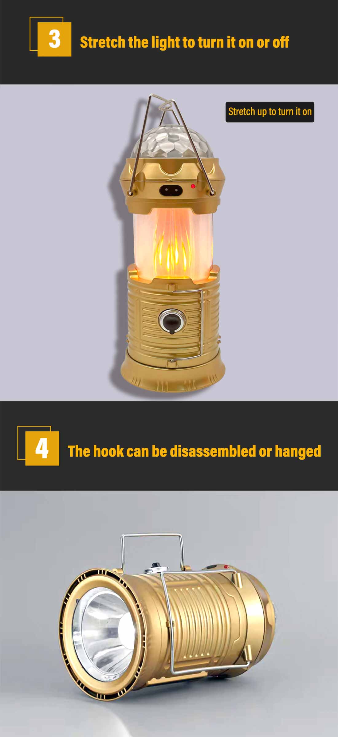 Rechargeable LED Camping Lantern