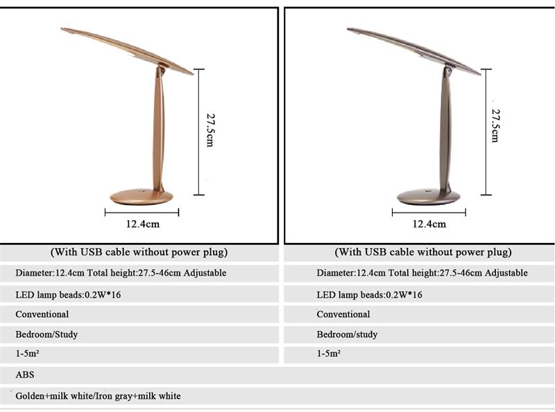 Colorful LED desk lamp