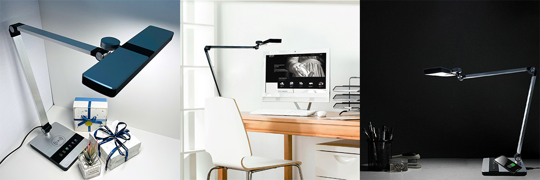 modern swing arm reading desk lamp