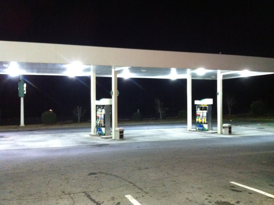 LED canopy gas station light LED canopy gas station light