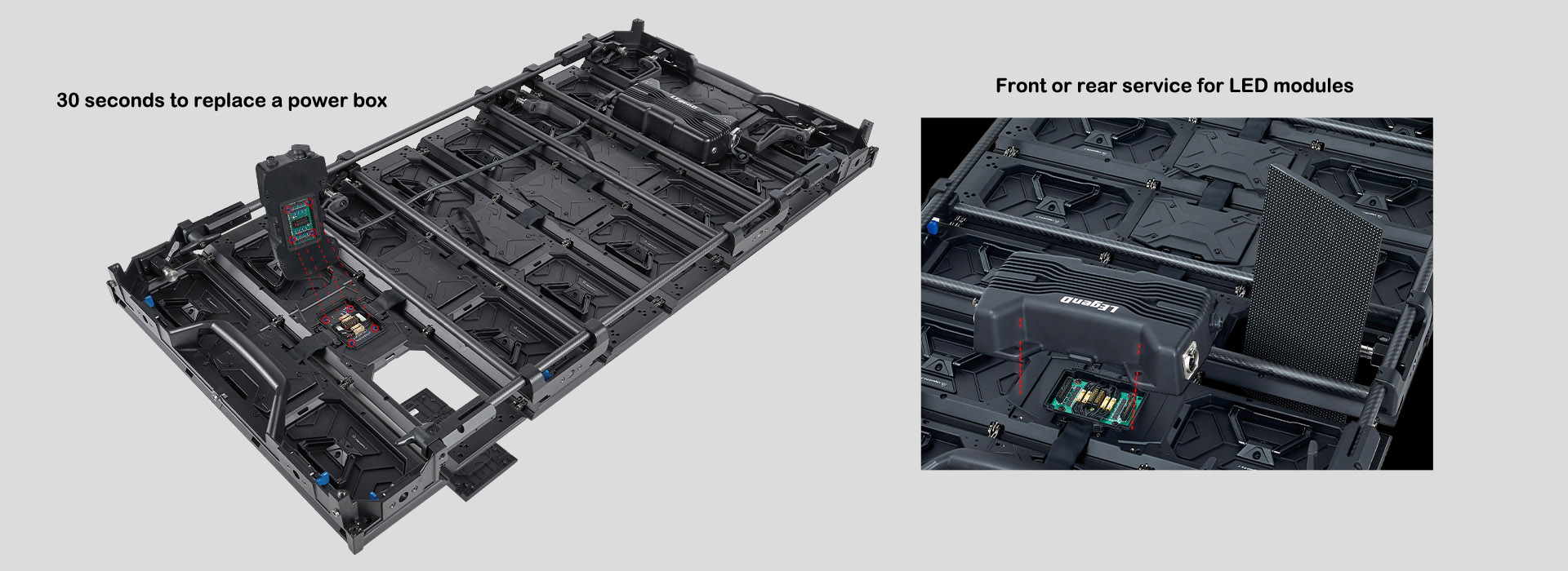 front service LED screen