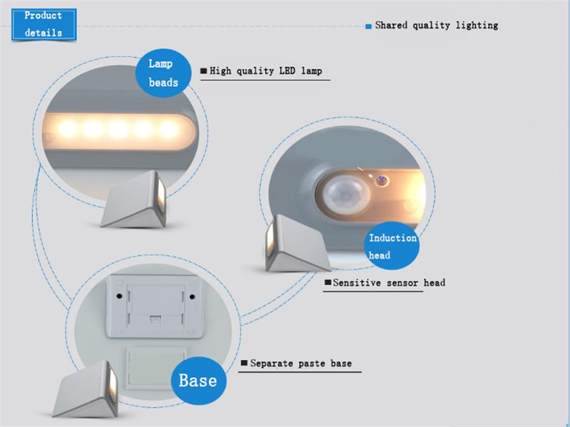 smart induction LED desk table lamp