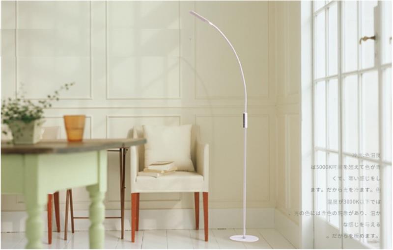 Rechargeable remote control LED floor lamp