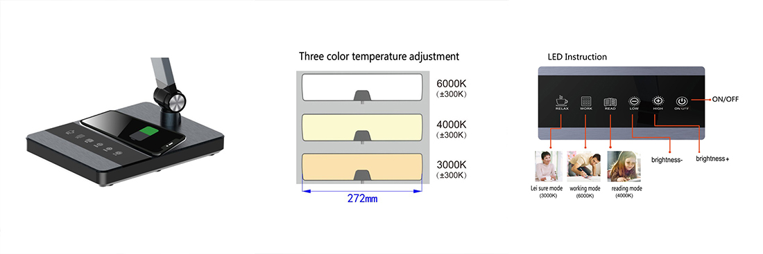 Office reading desk led lamp