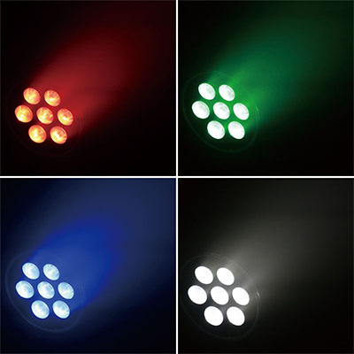 Lighting Effect For 7x10W LED RGBW Par Light Lighting Effect For 7x10W LED RGBW Par Light