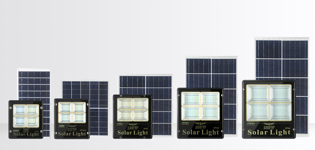 20W 40W 60W 100W Solar flood light