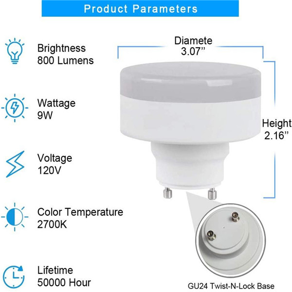 GU24 bulb lamp with sensor model