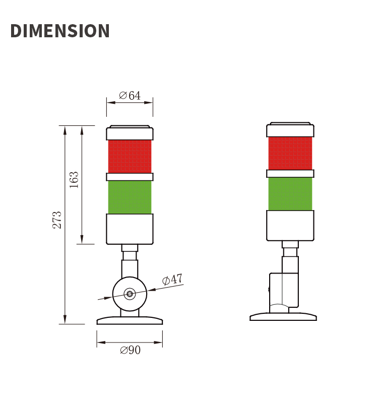 cnc signal tower machine light cnc signal tower machine light