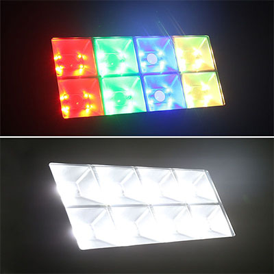 Lighting Effect for 8x100W White LED SuperStrobe Light Lighting Effect for 8x100W White LED SuperStrobe Light