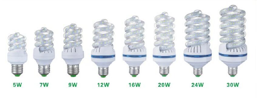 spiral LED corn bulb spiral LED corn bulb