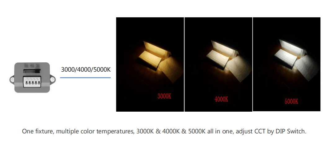 3 CCT option LED Shoebox light